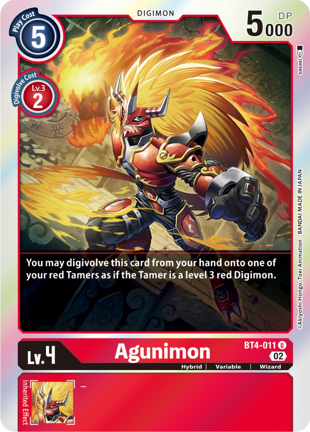 Agunimon [BT4-011] [Resurgence Booster]