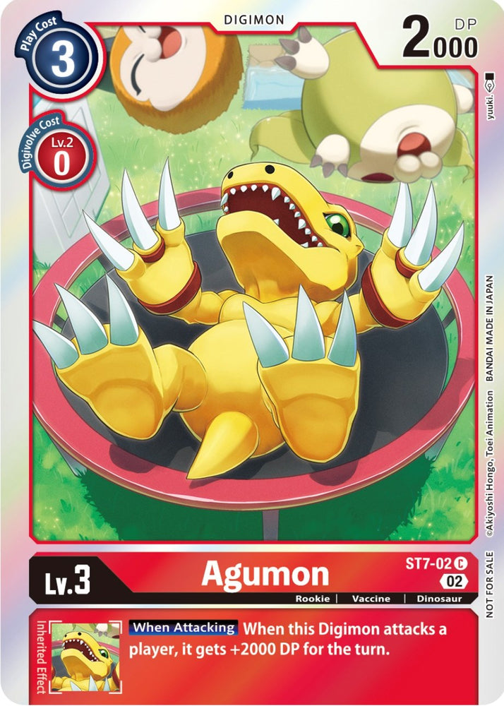 Agumon [ST7-02] (Official Tournament Pack Vol.8) [Starter Deck: Gallantmon Promos]