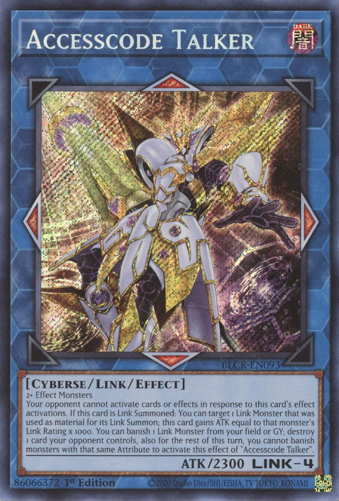 Accesscode Talker [BLCR-EN093] Secret Rare