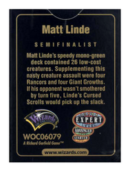 1999 World Championship Deck (Matt Linde)