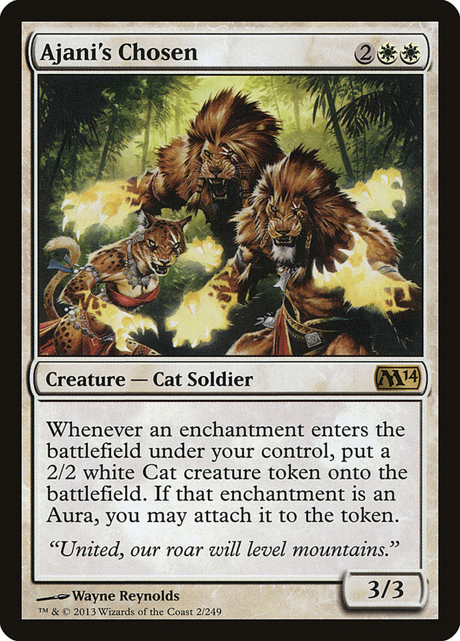 Ajani's Chosen [Magic 2014]