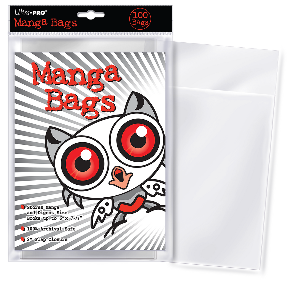Ultra PRO: Manga Bags - 100-Pack (6" X 7-5/8")