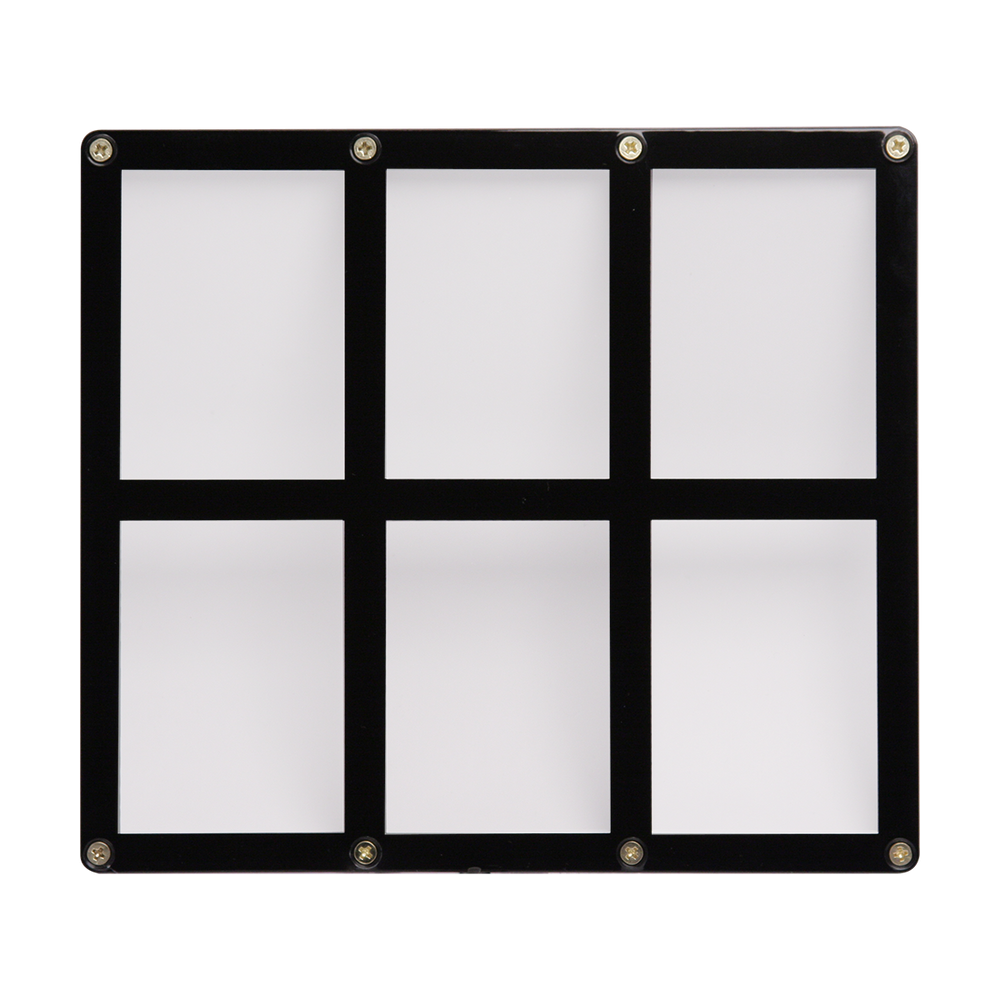 Ultra PRO: Screwdown Holder - Black Frame (6-Card)