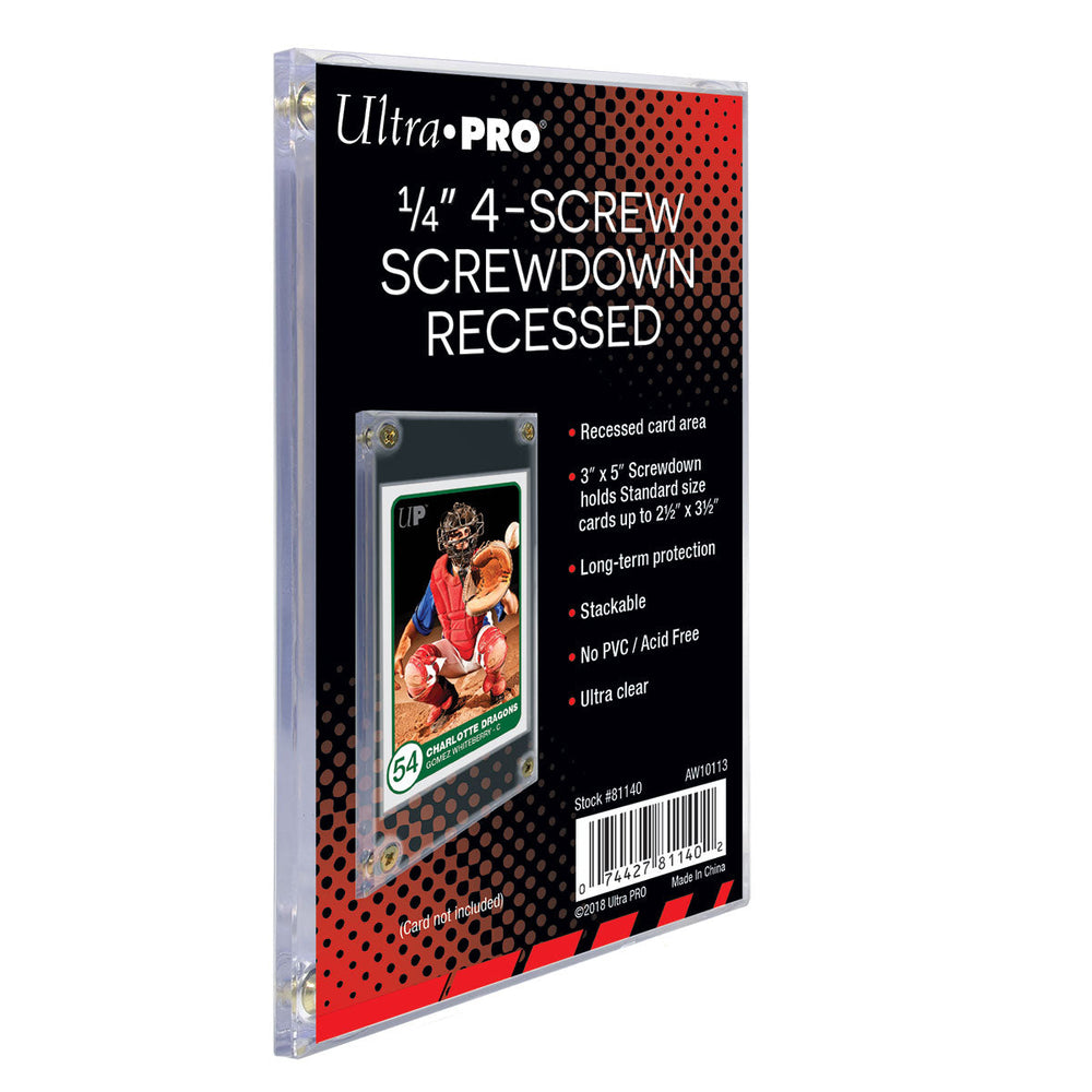 Ultra PRO: Screwdown Holder - Recessed (1/4")